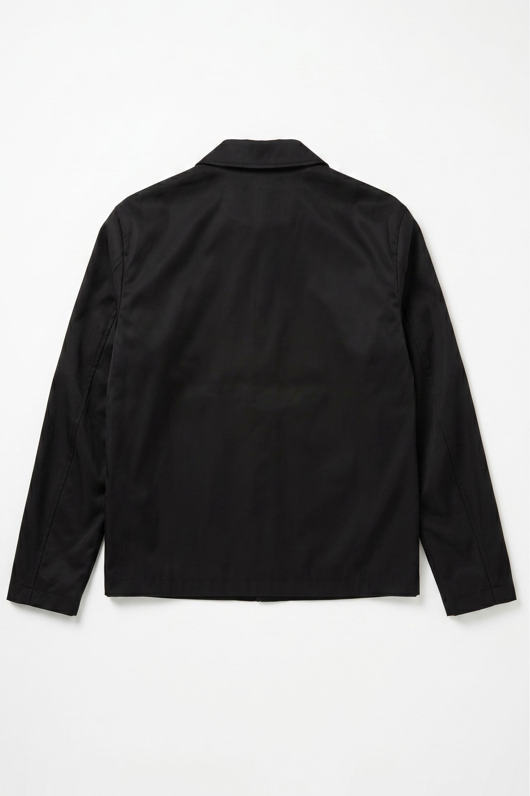 Men’s Black Collared Waterproof Harrington Jacket