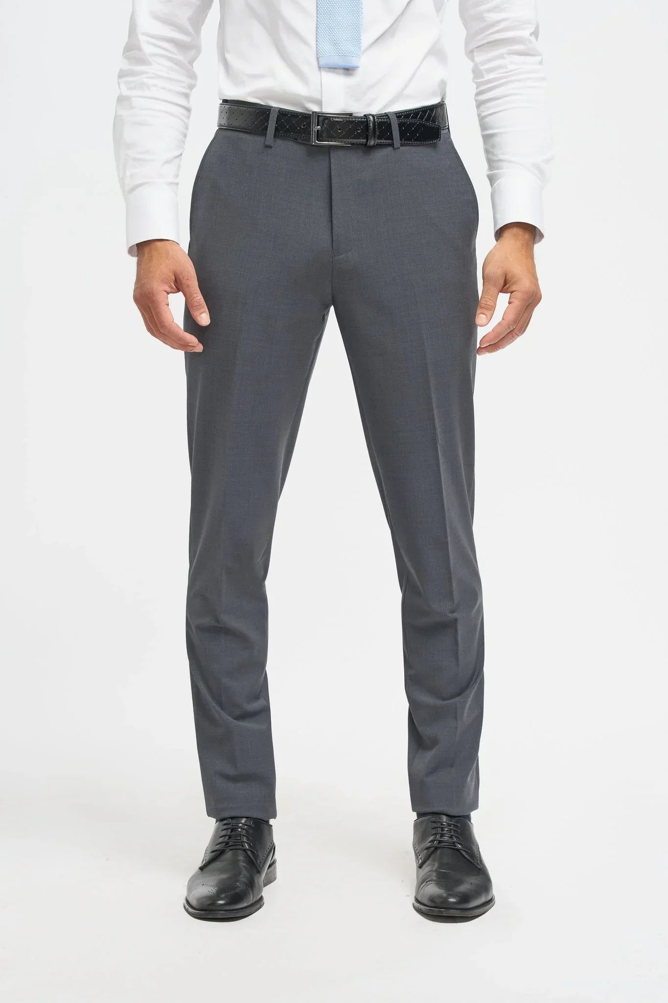 Bond - Men's Charcoal 3 Piece Tailored Fit Suit