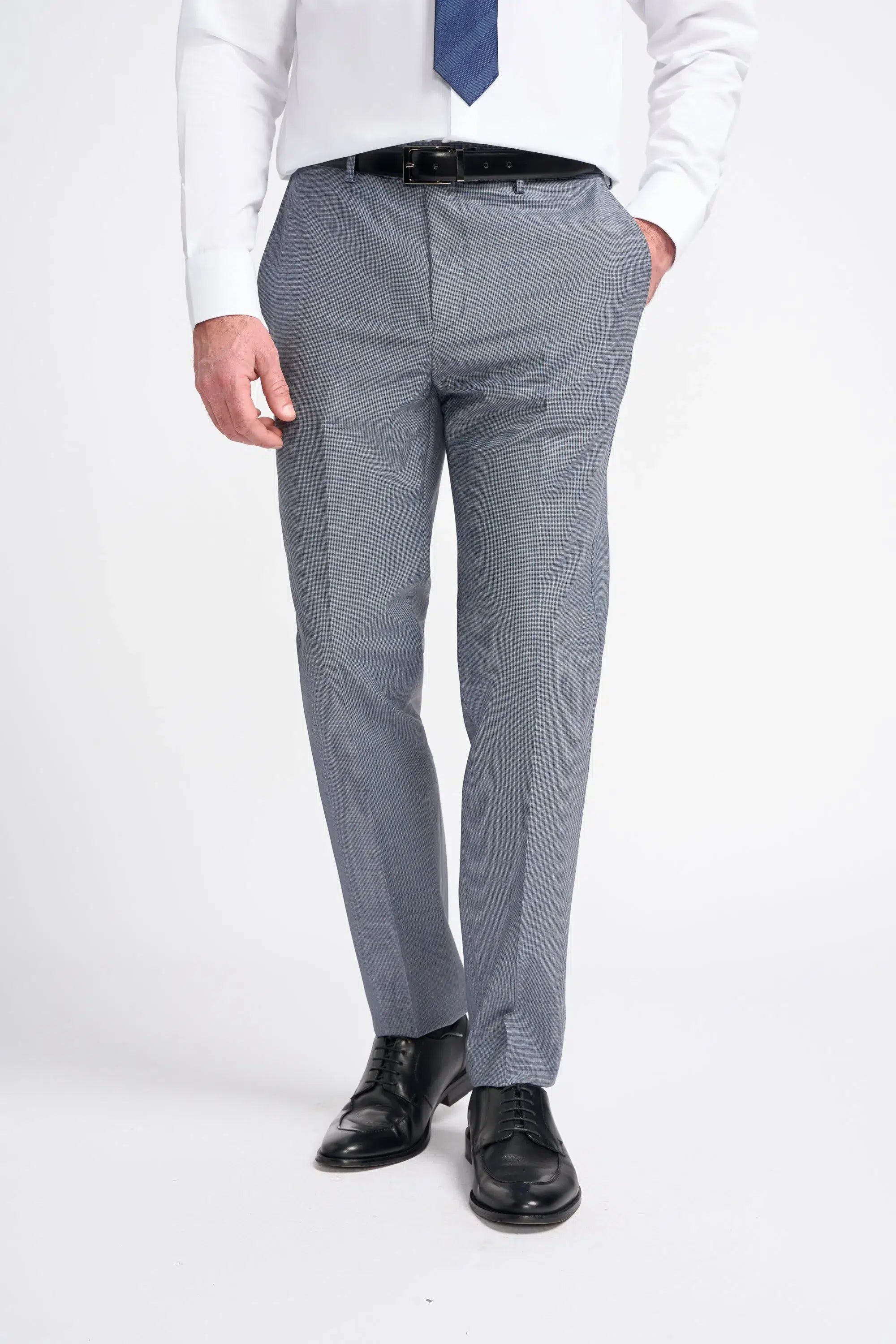 Bond - Men's Grey 3 Piece Tailored Fit Suit