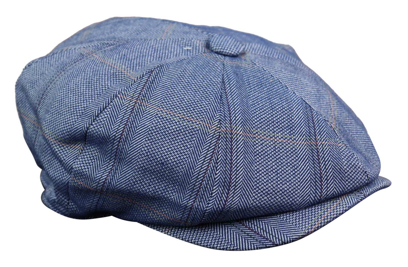 Men's 8 Panel Shelby NewsboyTweed Flat Cap - Cavani Connall