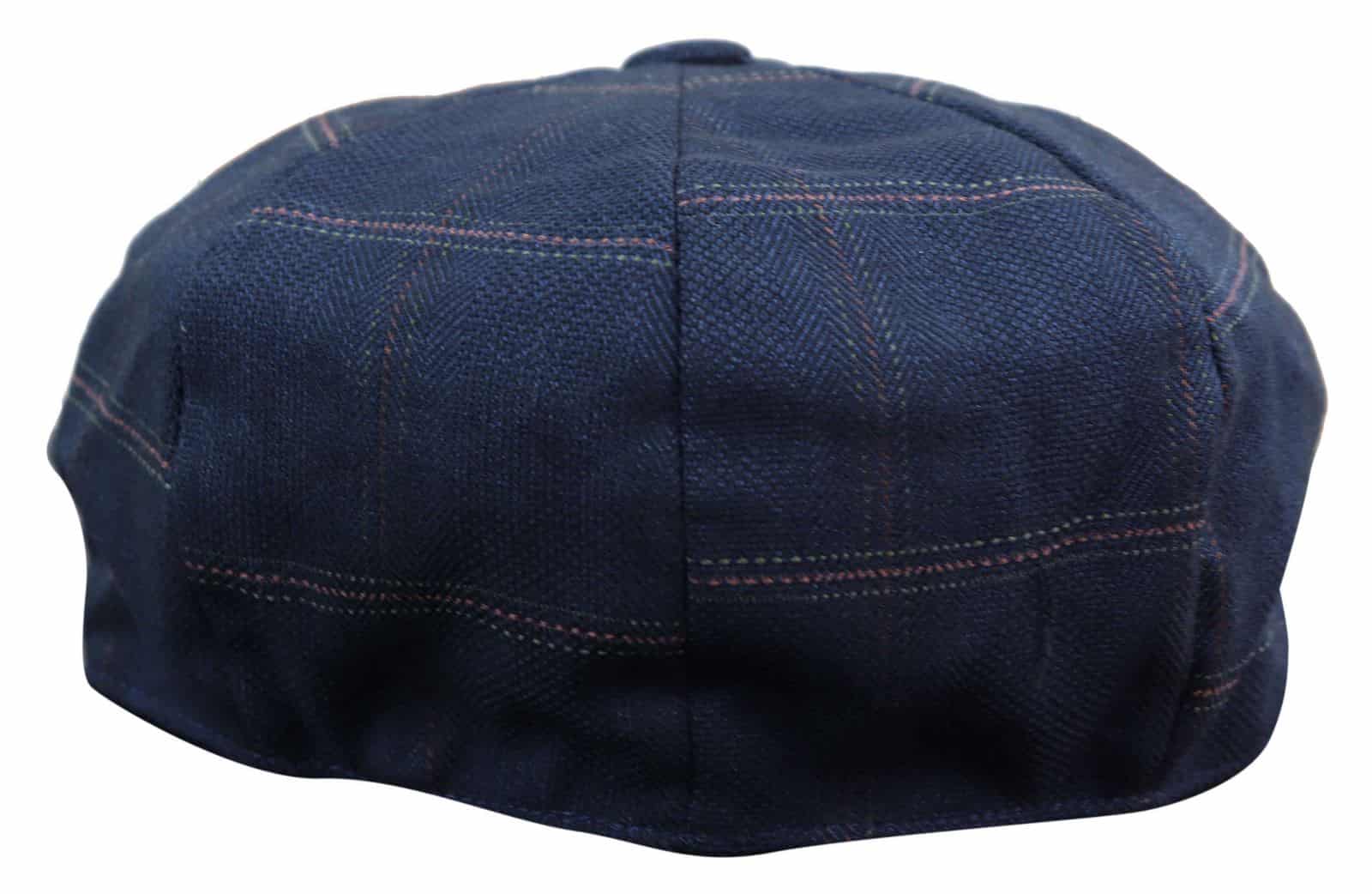 Men's 8 Panel Shelby NewsboyTweed Flat Cap - Cavani Connall