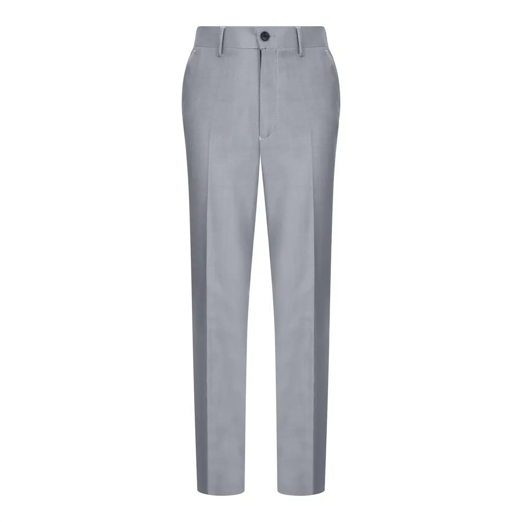 Boys 3 Piece Light Grey Suit Classic Wedding Party Vintage Christening