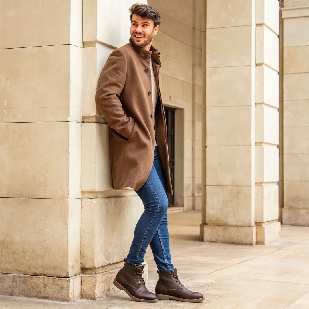 Glasgow Igloo C1 - Men's Brown Leather Ankle Boots