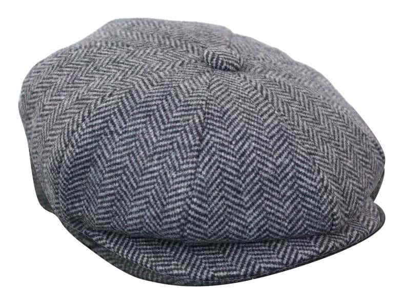 HT6316 - Mens Herringbone Tweed Shelby Newsboy Hat