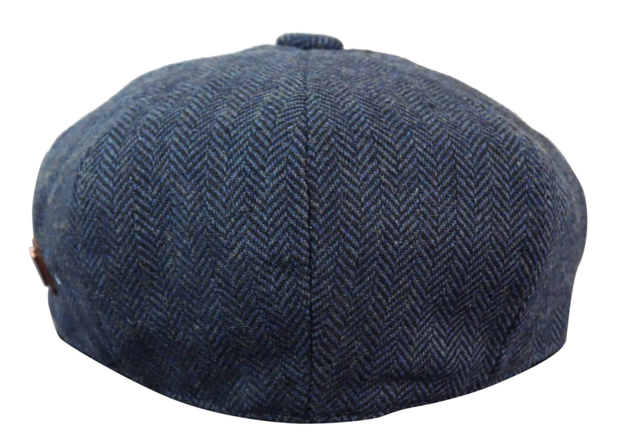 HT6364 - Mens Herringbone Tweed Newsboy Shelby Newsboy Hat