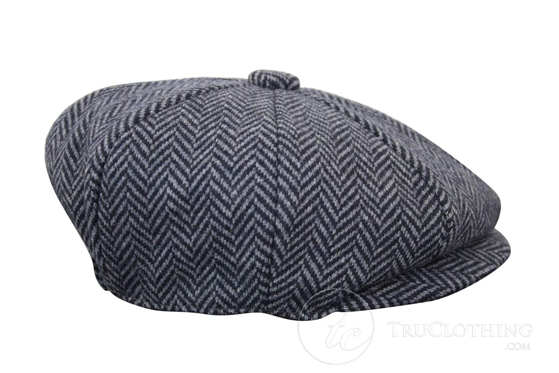 Kids Shelby Newsboy Newsboy Tweed Herringbone 8 Panel Hat