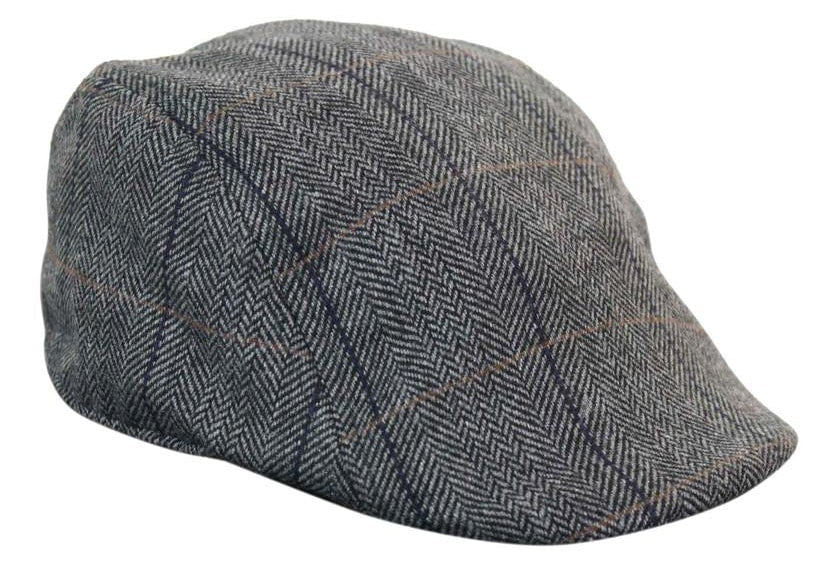 Marc Darcy DX7 Mens Tweed Vintage Retro Grandad Flat Caps Hats 1920s Vintage Check Classic