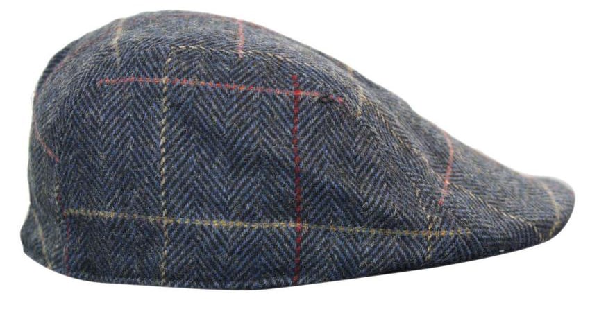 Marc Darcy Eton Mens Tweed Vintage Retro Grandad Flat Caps Hats Newsboy Check Classic