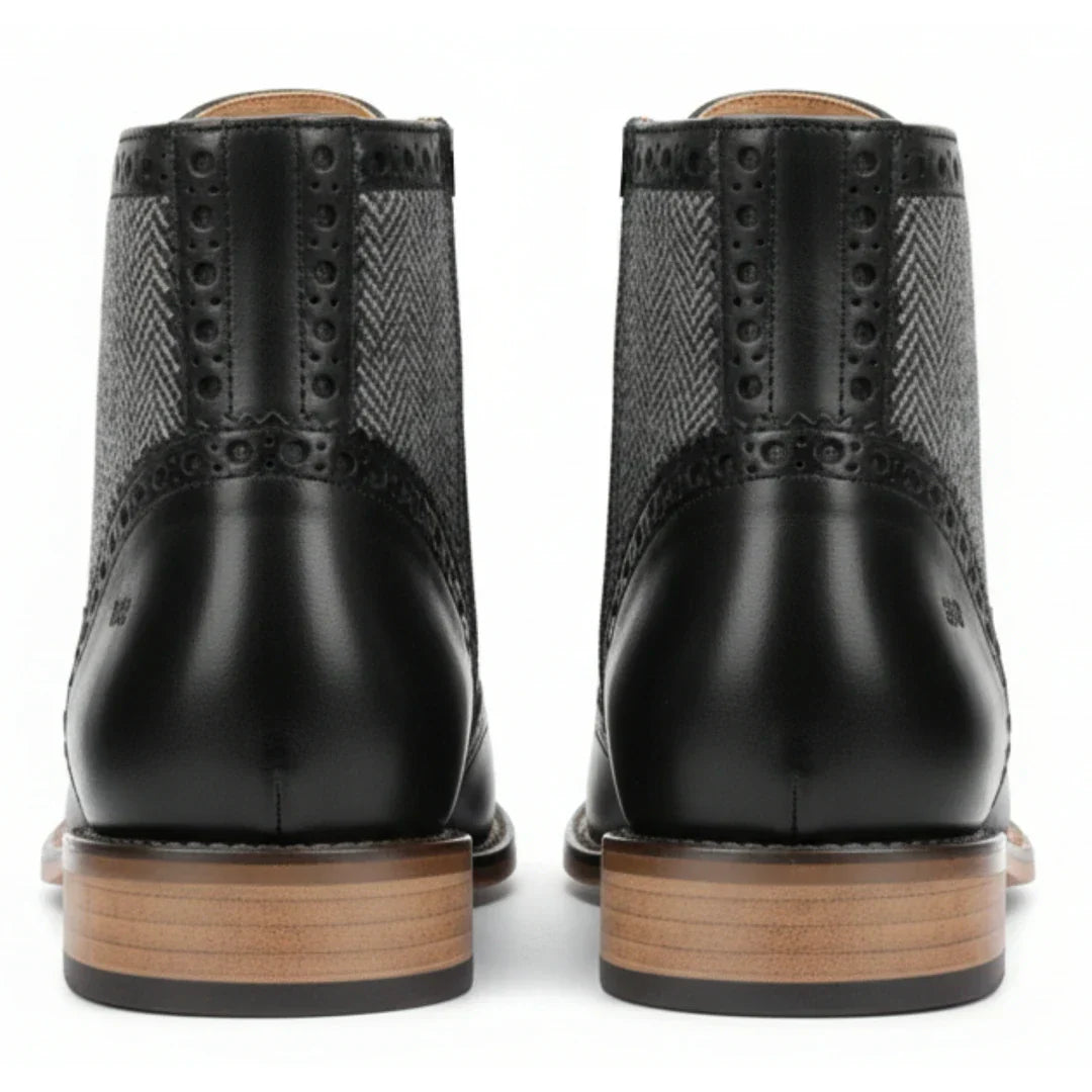 Men’s Wingtip Brogue Ankle Boots