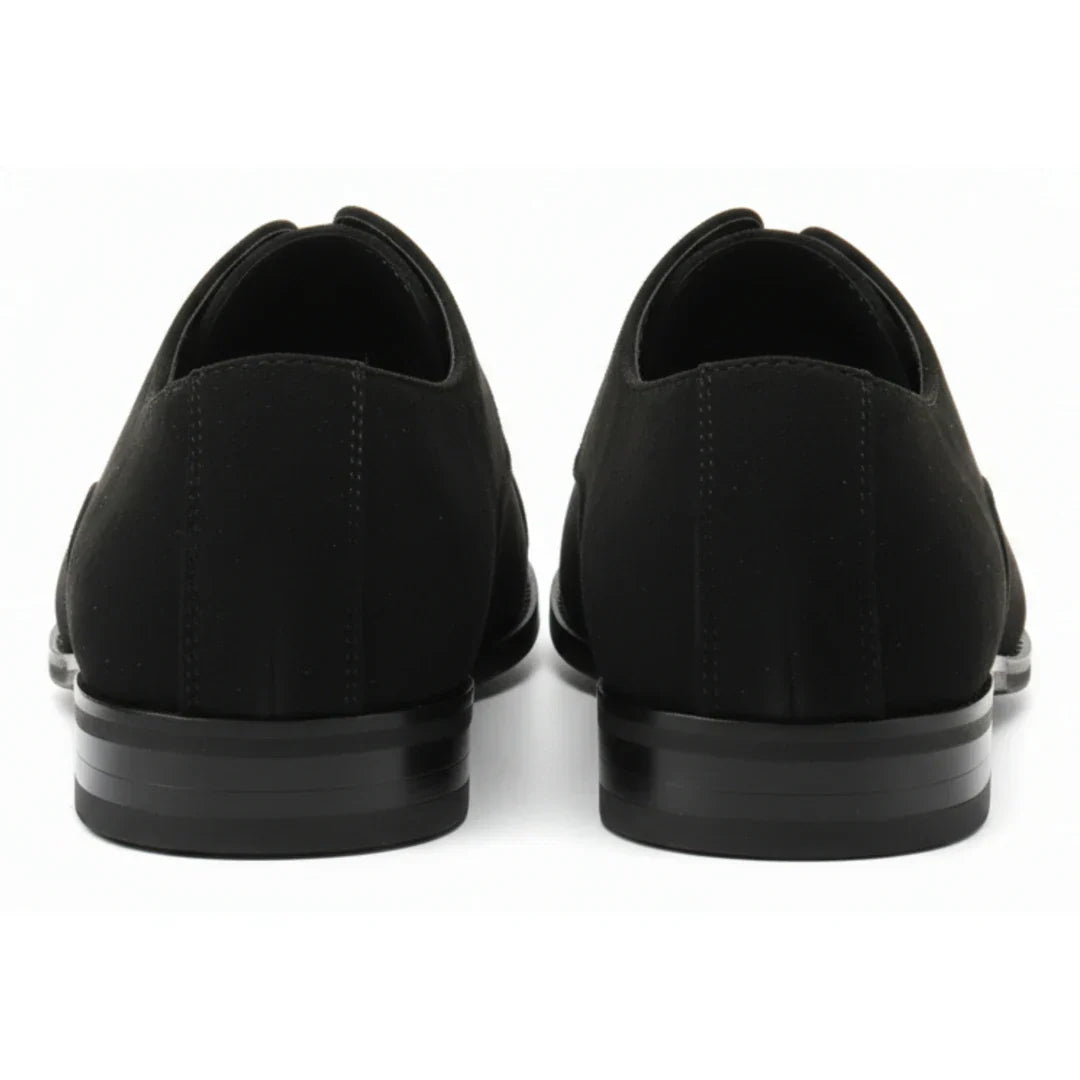 Men's Faux Suede Lace-Up Oxford Shoes