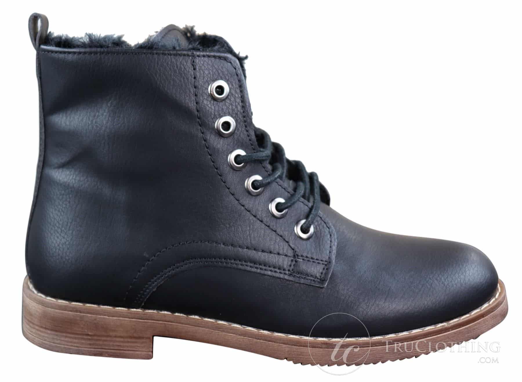 Mens Fleece Lined Winter Boots