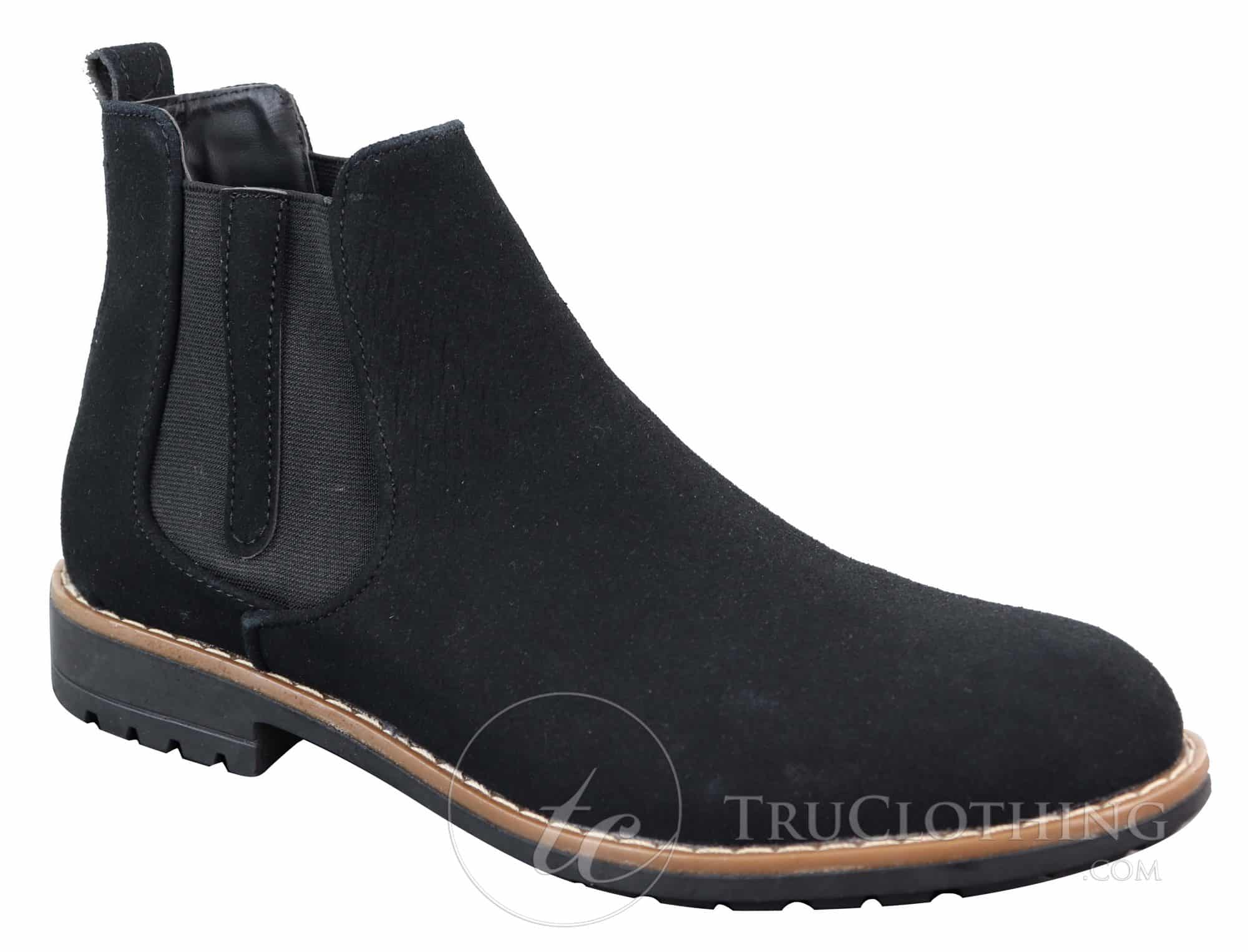 Mens PU Suede Dealer Boots