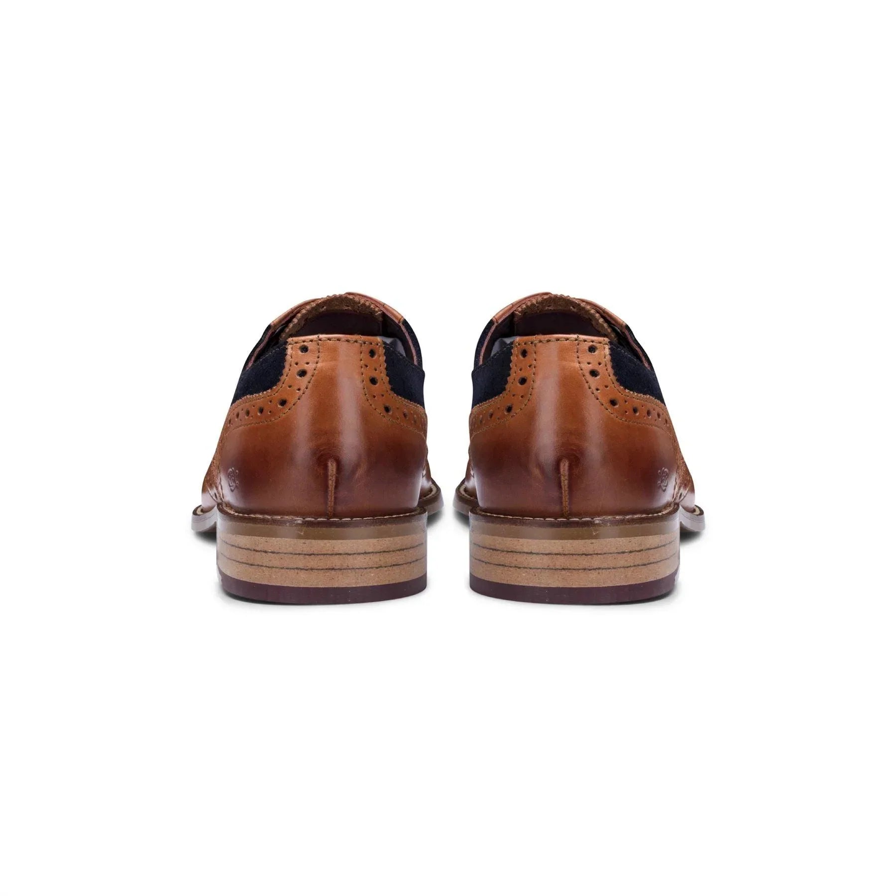 Mens Real Leather Vintage Shoes Brogues 1920s Suede Tweed Laced Shoes Smart Formal