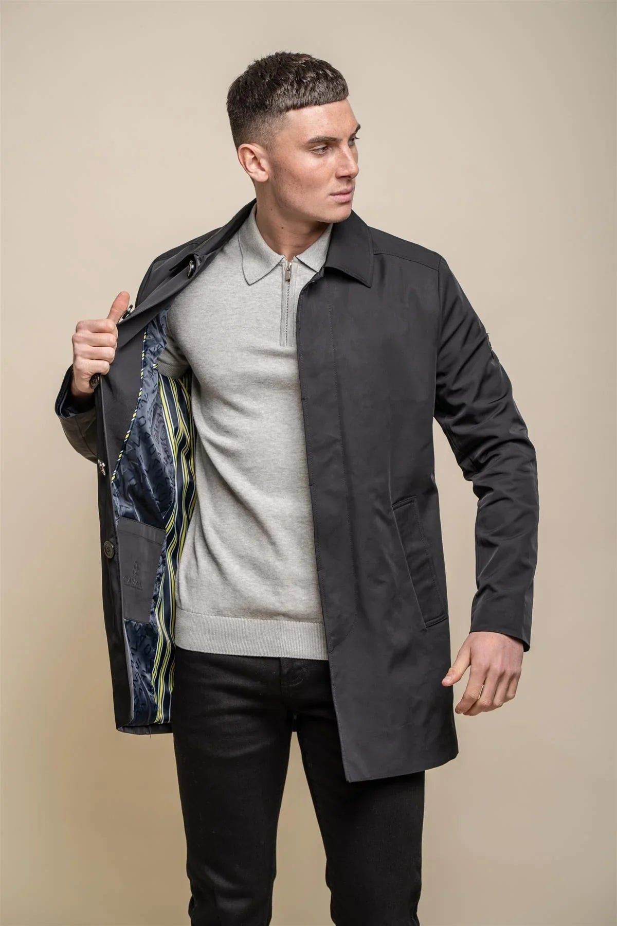 Barracuda - Men's Lightweight Classic Trench Coat