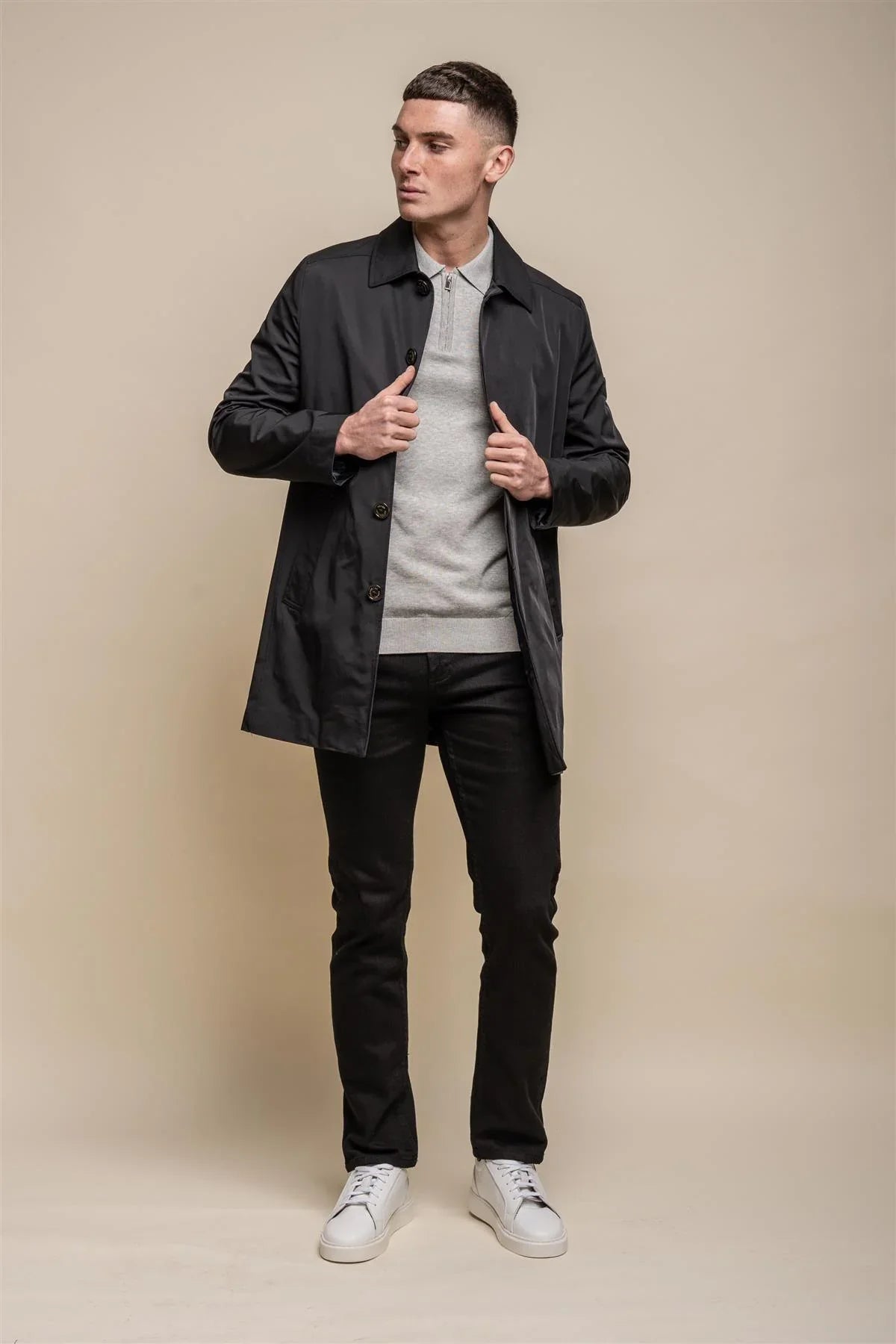 Barracuda - Men's Lightweight Classic Trench Coat