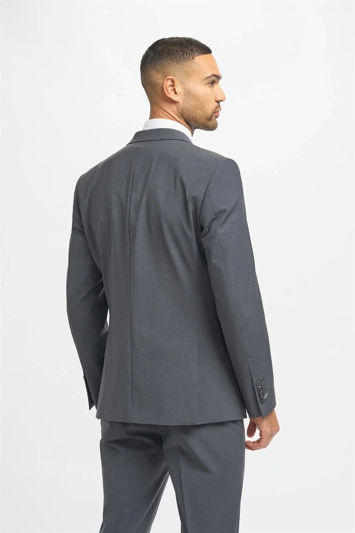 Bond - Men's Charcoal Tailored Fit Blazer