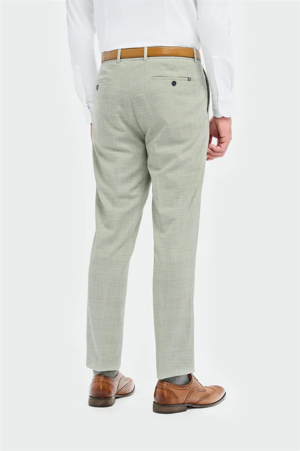 Camden - Men's Sage Green 3 Piece Tailored Fit Suit