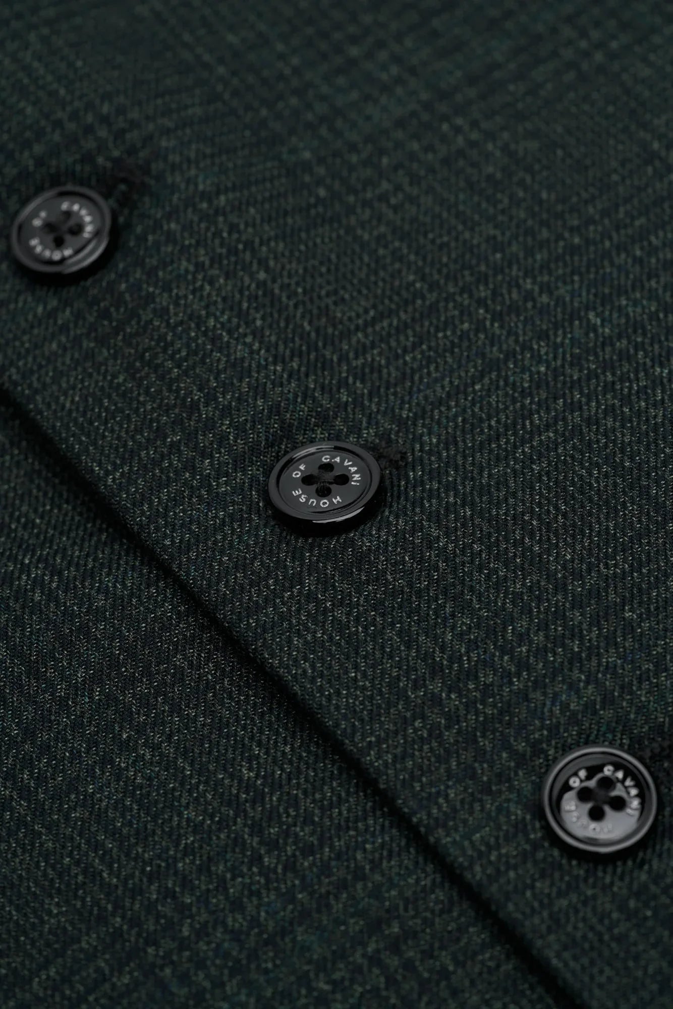 Caridi - Men's Olive Green Tweed Waistcoat