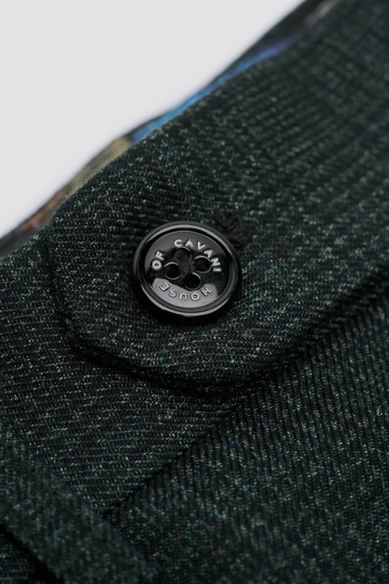 Caridi - Men's Olive Green Tweed Trousers