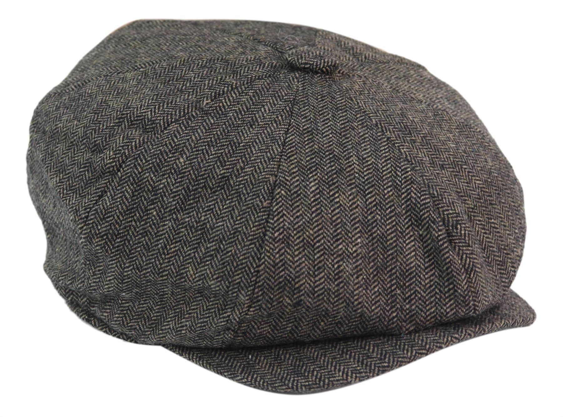 Mens 8 Panel 1920s Vintage Cap - Cavani Martez