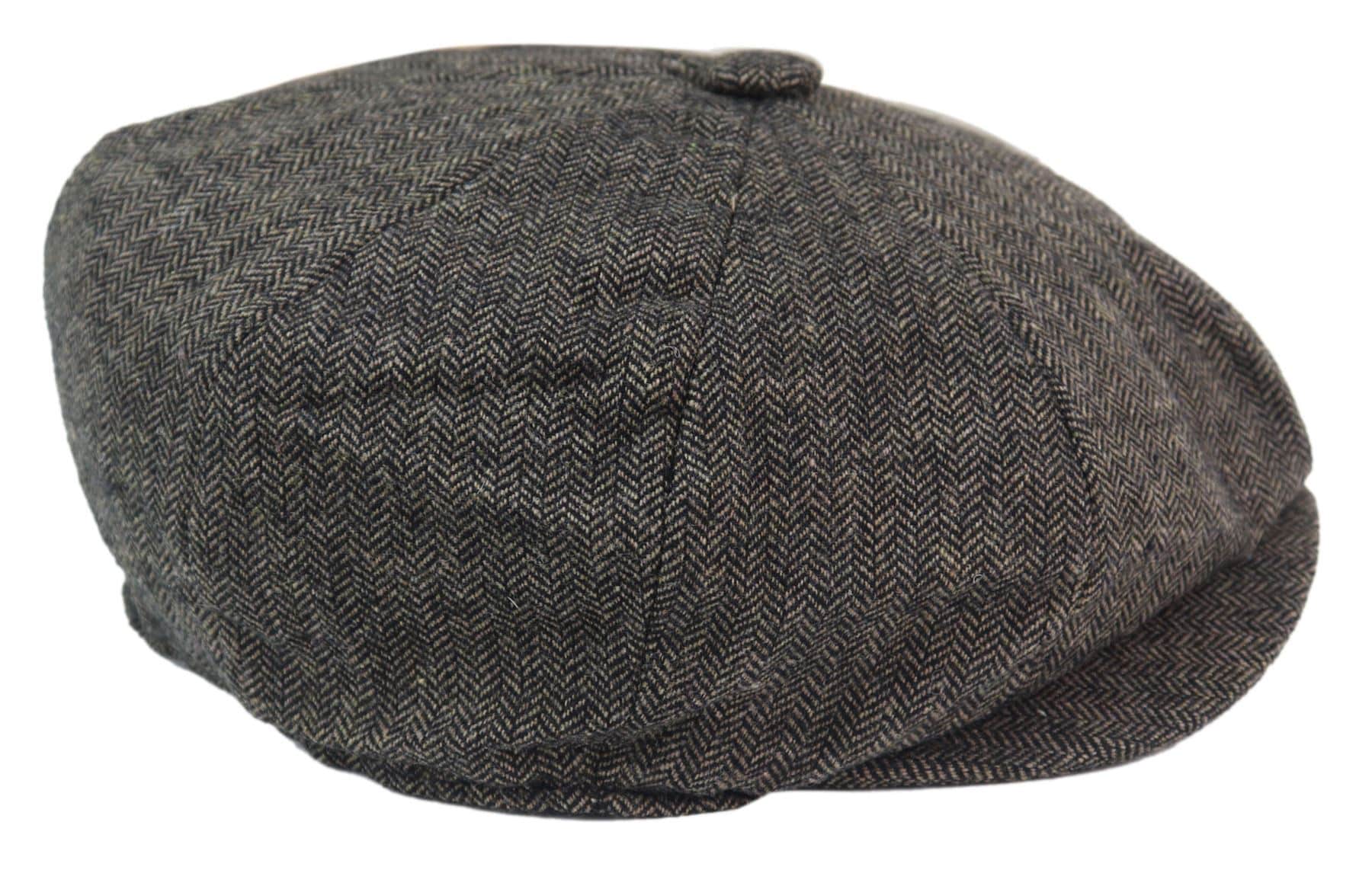 Mens 8 Panel 1920s Vintage Cap - Cavani Martez