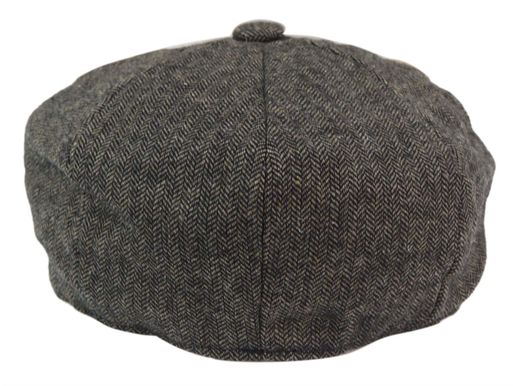 Mens 8 Panel 1920s Vintage Cap - Cavani Martez