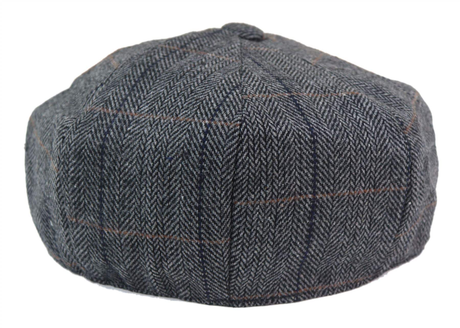 Mens 8 Panel Shelby Newsboy Cap -  Cavani Albert