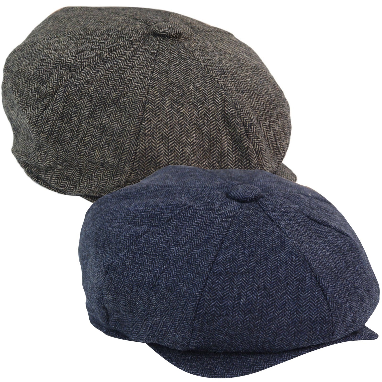 Mens 8 Panel 1920s Vintage Cap - Cavani Martez
