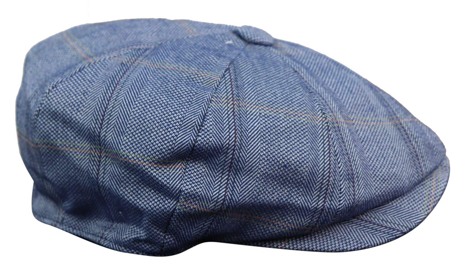 Men's 8 Panel Shelby NewsboyTweed Flat Cap - Cavani Connall