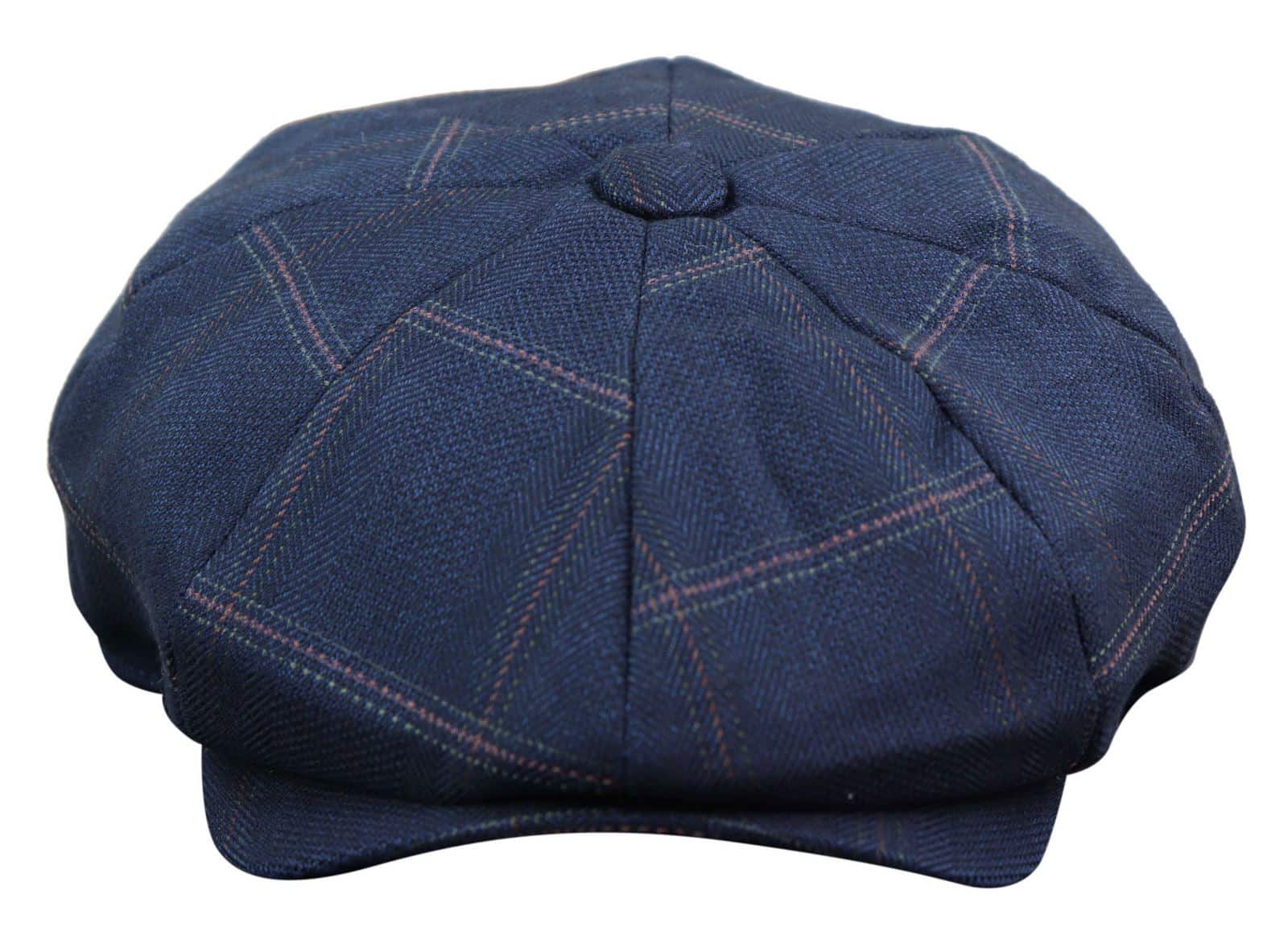 Men's 8 Panel Shelby NewsboyTweed Flat Cap - Cavani Connall