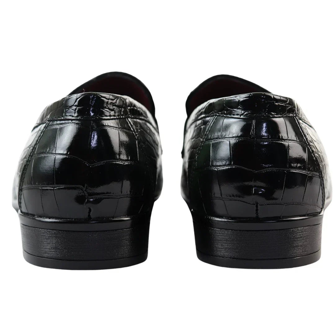 Men's Slip On Formal Green Loafers