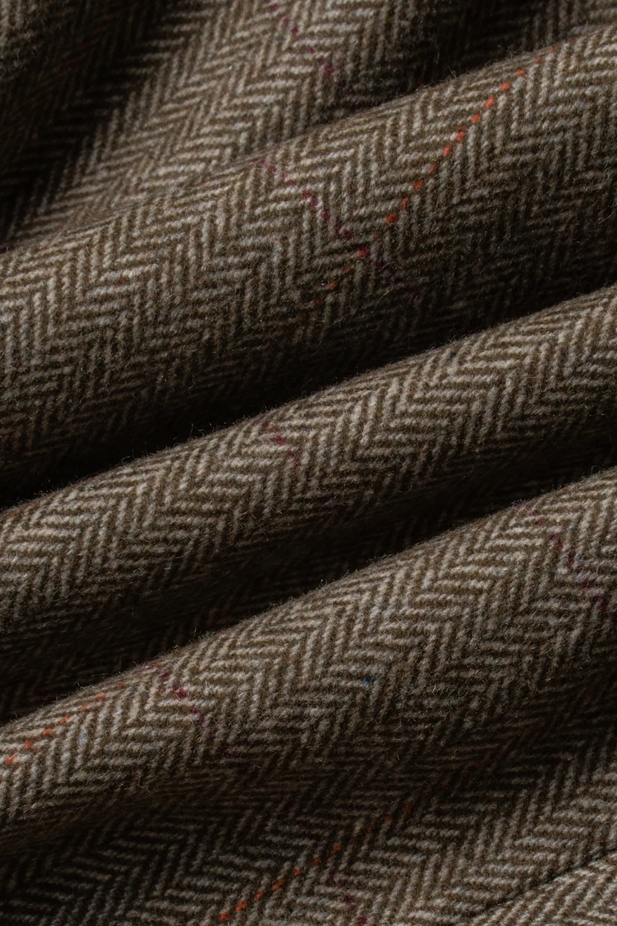 Mens Tweed Olive Green Check Suit