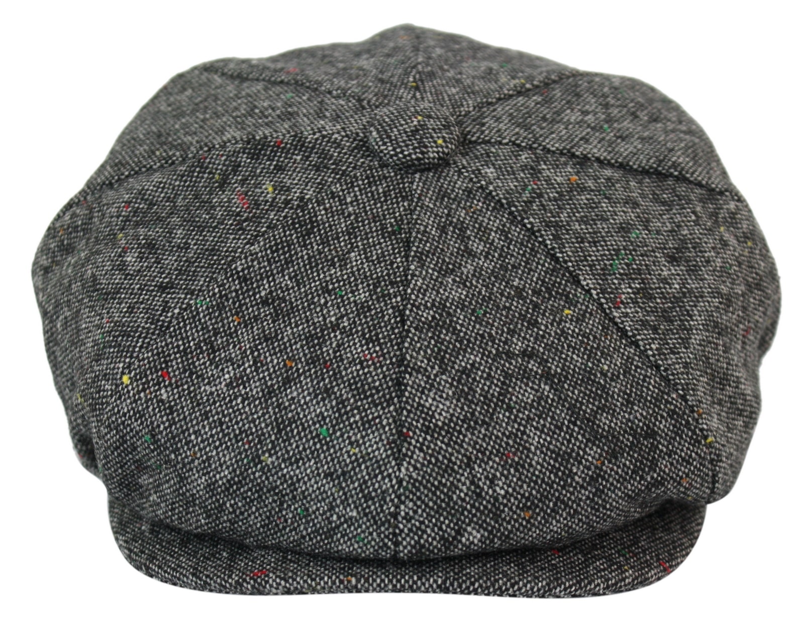 Mens Vintage Tweed Newsboy Hat
