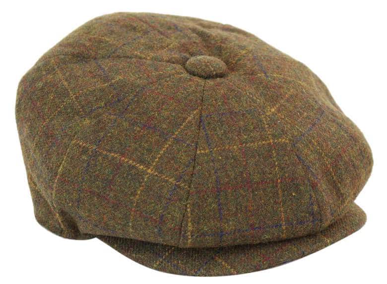 Mens Newsboy 8 Panel Hat