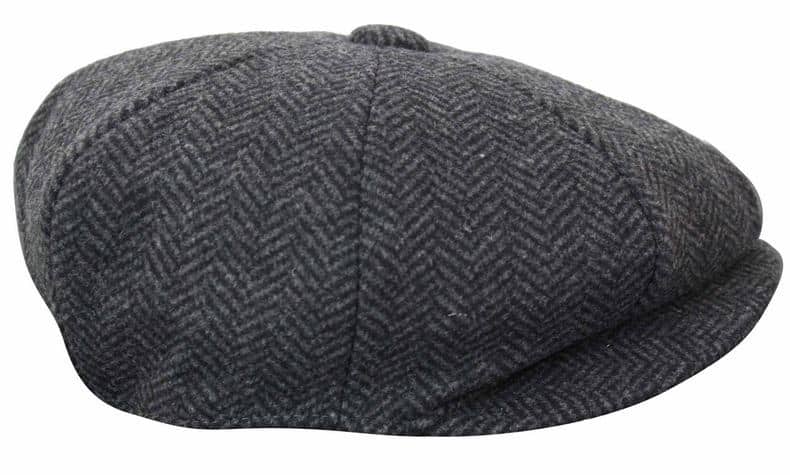 HT6316 - Mens Herringbone Tweed Shelby Newsboy Hat