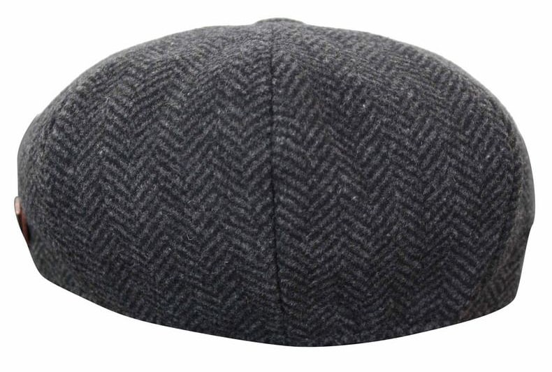HT6316 - Mens Herringbone Tweed Shelby Newsboy Hat