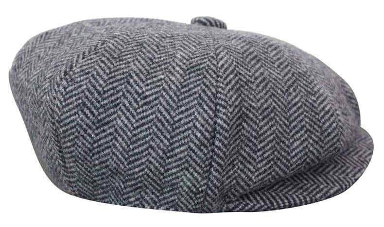 HT6316 - Mens Herringbone Tweed Shelby Newsboy Hat