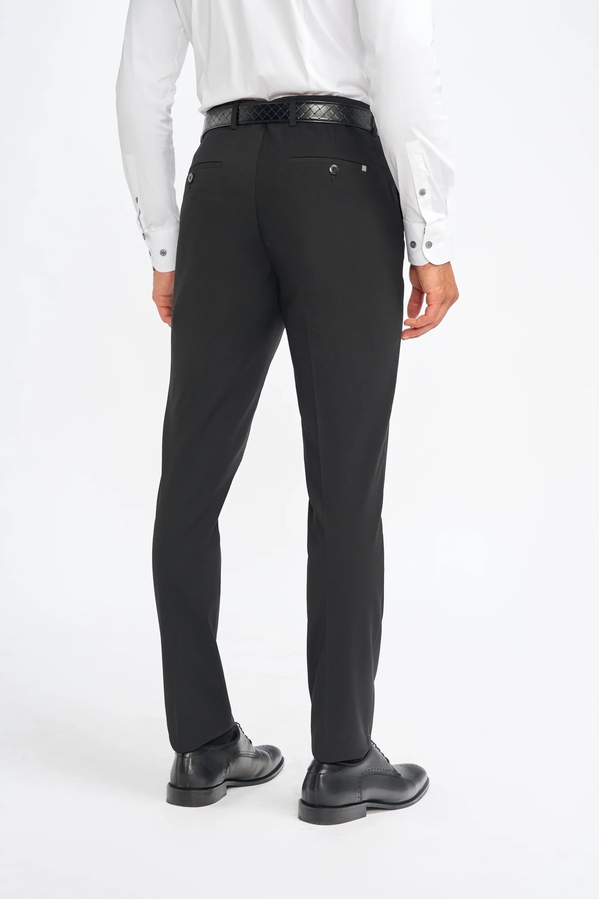 Malibu - Men's Black 3 Piece Tailored Fit Suit