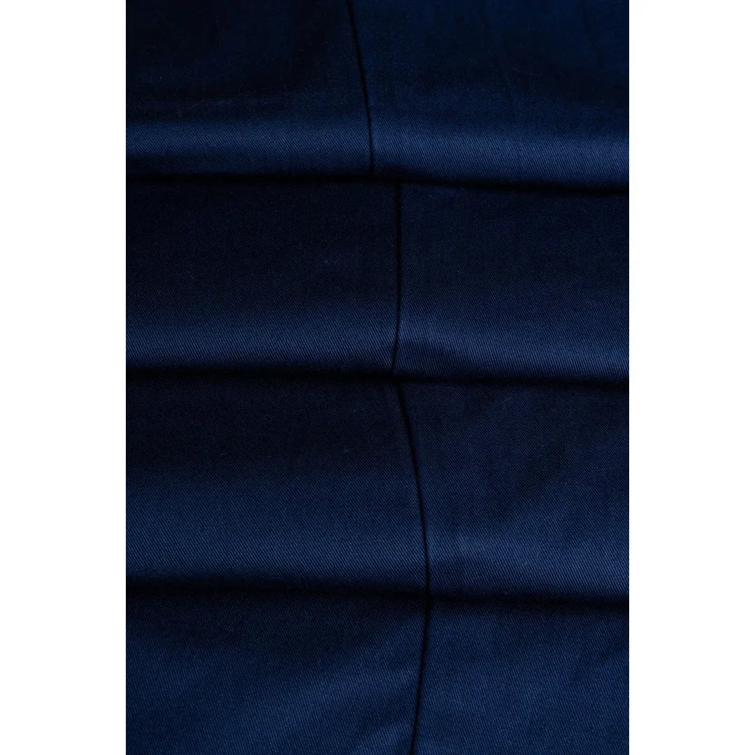 Mario - Men's Summer Blue Smart Trousers