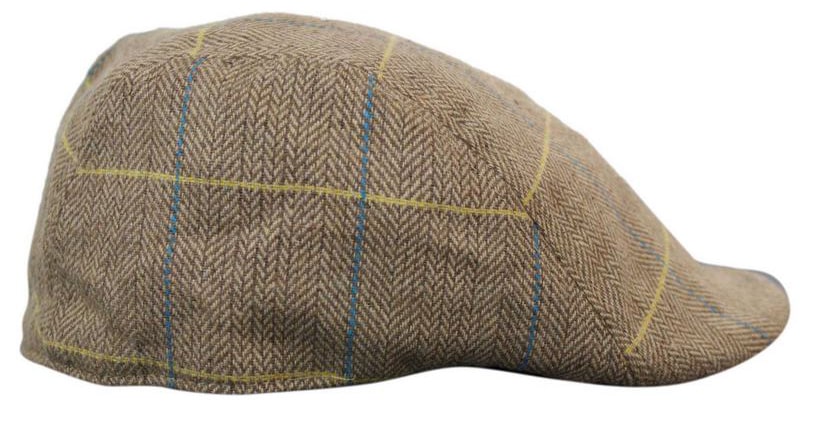 Marc Darcy DX7 Mens Tweed Vintage Retro Grandad Flat Caps Hats 1920s Vintage Check Classic