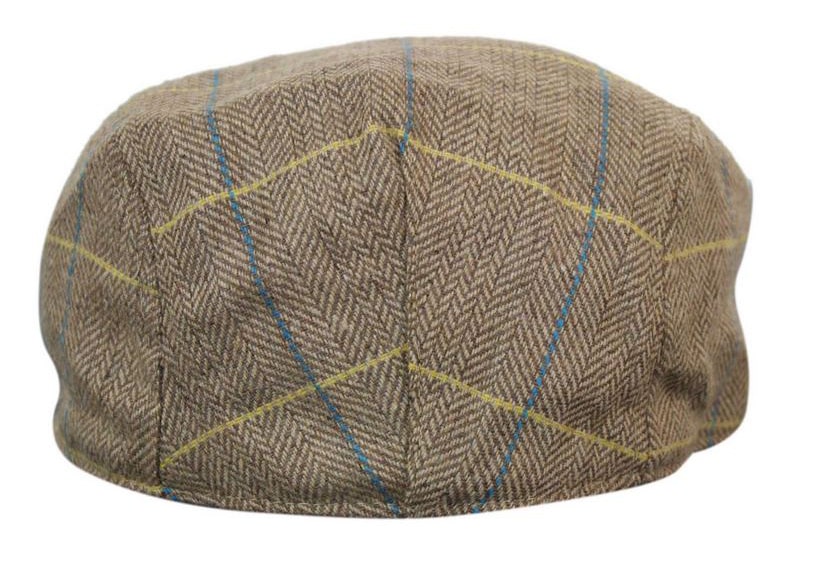 Marc Darcy DX7 Mens Tweed Vintage Retro Grandad Flat Caps Hats 1920s Vintage Check Classic