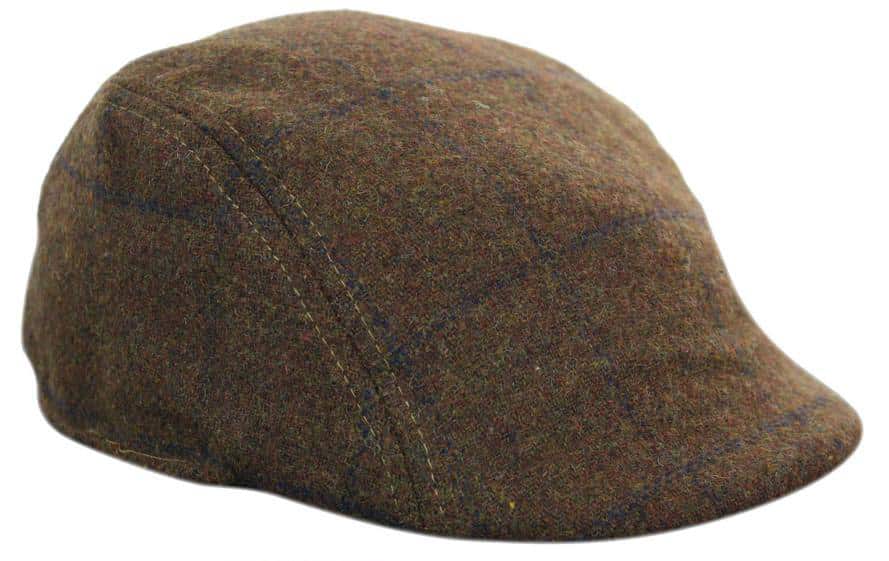 Marc Darcy TB4 Mens Tweed Vintage Retro Grandad Flat Caps Hats 1920s Vintage Check Classic