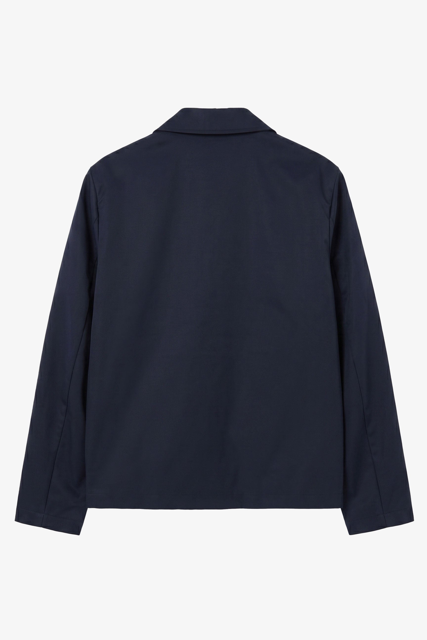 Men’s Navy Collared Waterproof Harrington Jacket