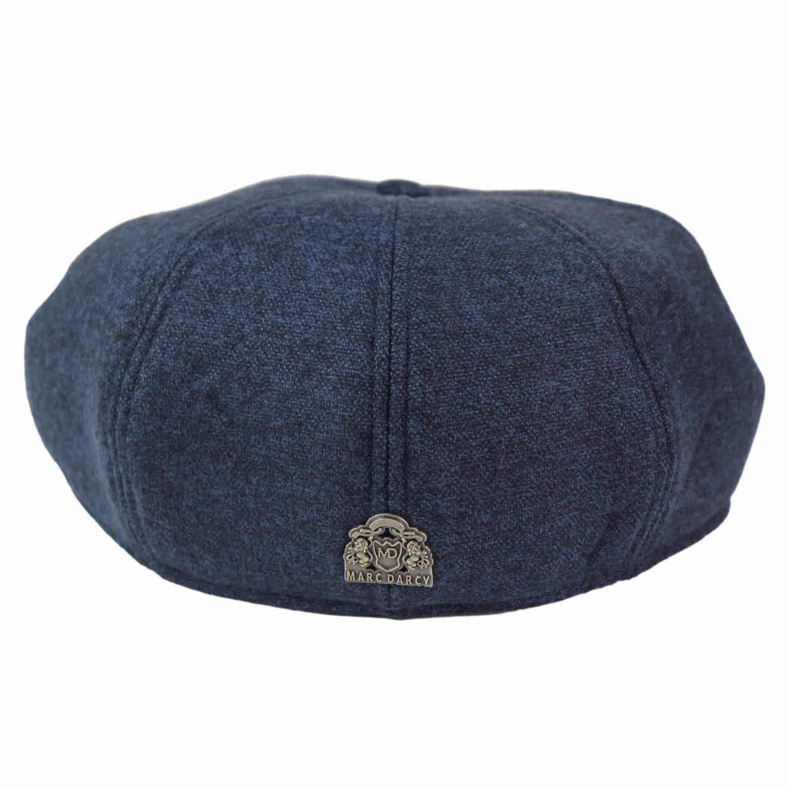 Mens 8 Panel 1920s Vintage Hat - Navy