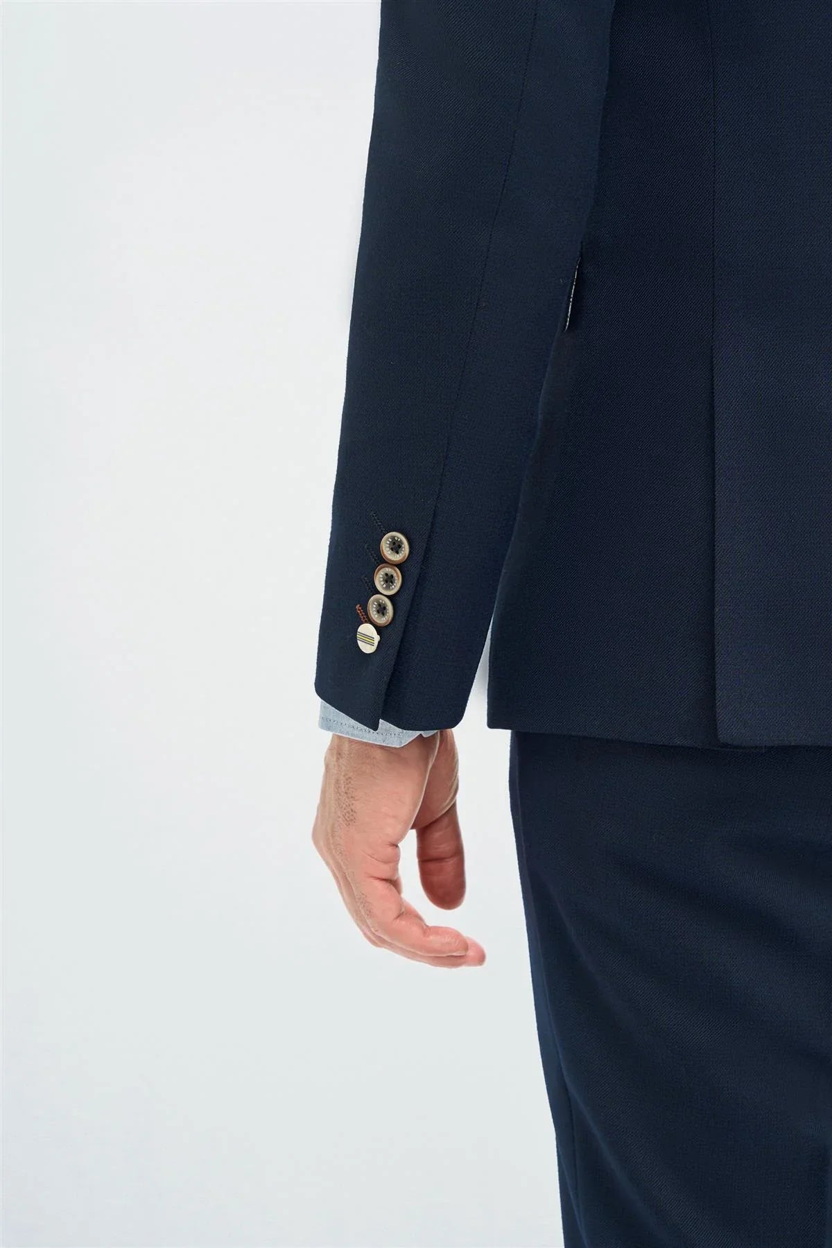 Tropez - Men's Navy Tailored Fit Blazer