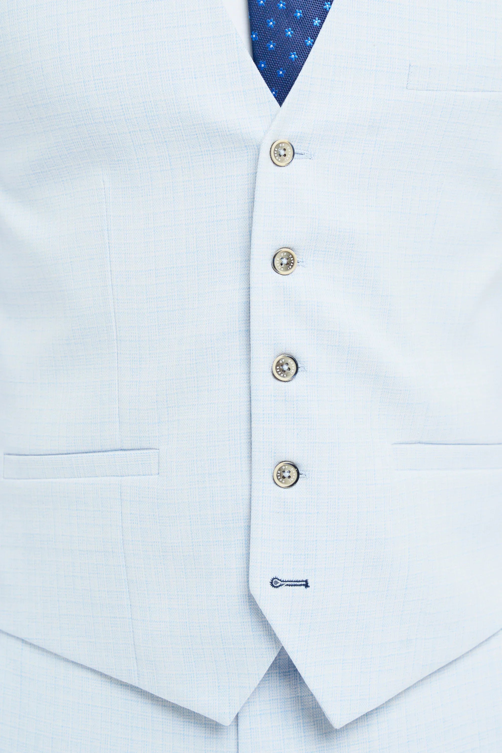 Tropez - Men's Sky Blue Waistcoat
