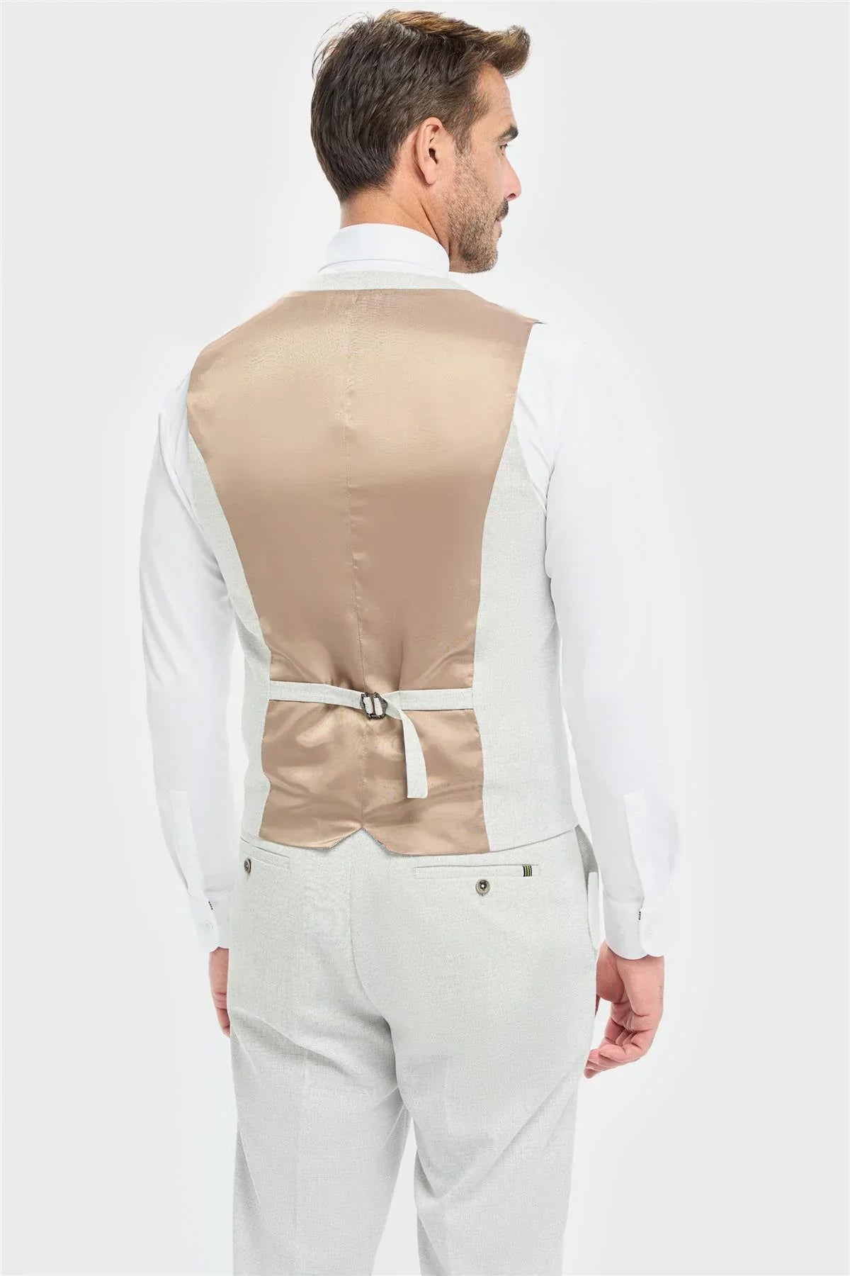 Tropez - Men's 3 Piece Grey Tailored Fit Suit